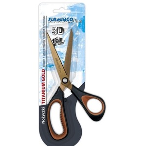 Nożyczki tytanowe 3D 19cm ostrze 8cm