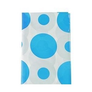 Obrus folia w grochy turkusowy