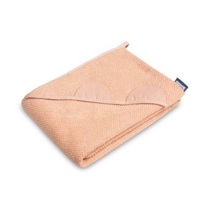 Okrycie kąpielowe krepa Mis brudny róż 100x100cm