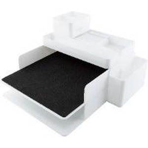 Organizer nabiurkowy wielofunkcyjny biały