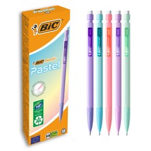 Ołówek automatyczny HB z gumką  0.7mm BIC Matic Pastel pudełko 12szt
