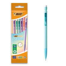 Ołówek automatyczny HB z gumką BIC Matic Pastel 0.7mm Pouch 5szt