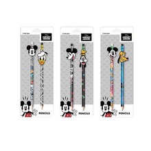 Ołówki z gumową nakładką Disney fashion Mickey Mouse 2 szt. mix