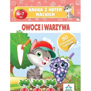 Owoce i warzywa. Nauka z kotem Maćkiem