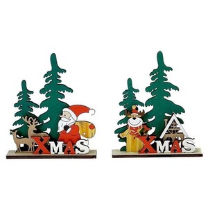 Ozdoba świąteczna drewniana MIX