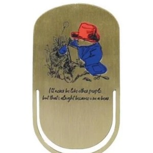 Paddington Zakładka metalowa Czytający miś Padding