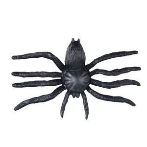 Pająk plastikowy 6cm czarny 6szt