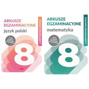 Pakiet Język polski. Arkusze egzaminacyjne / Matematyka. Arkusze egzaminacyjne