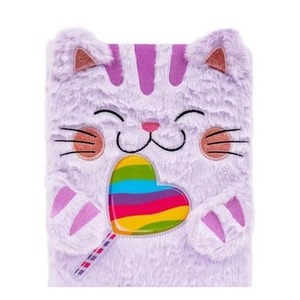 Pamiętnik A4 pluszowy Kotek