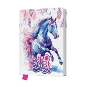 Pamiętnik z kłódką I am Lucky 80k. 14x18cm