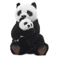 Panda z dzieckiem 28cm WWF