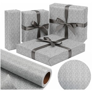 Papier Grey/Silver Damask X-Strong 57cmx25m