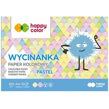 Papier kolorowy A4 Pastel Happy Color pakiet 10sztuk
