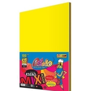 Papier ksero A3 80g 5 kolorów 100 arkuszy