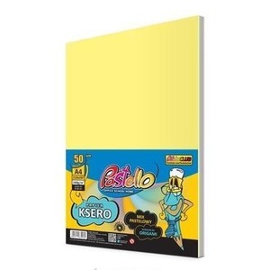 Papier ksero A4 160g 5 kolorów 50 arkuszy pastel