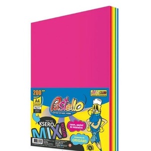 Papier ksero A4 8 kolorów 200 arkuszy