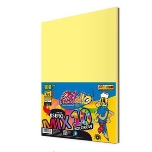 Papier ksero A4 80g 10 kolorów 100 arkuszy