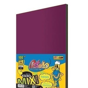 Papier ksero A4 80g 5 kolorów 100 arkuszy trend