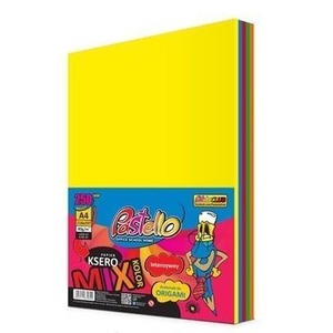 Papier ksero A4 80g 5 kolorów 250 arkuszy