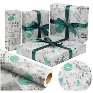 Papier miętowo szary New York X-Strong 57cmx25m