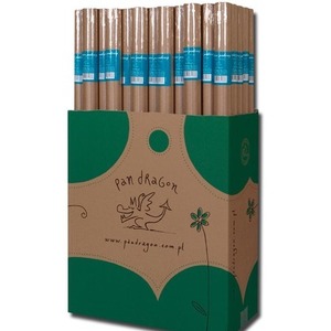 Papier ozdobny kraft szary 200x70cm (60szt)