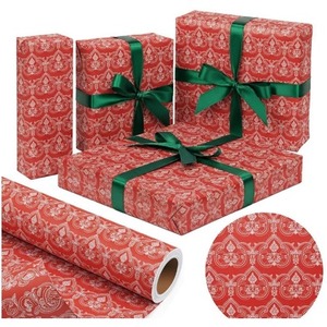 Papier ozdobny pakowy - roślinny 57cmx25m