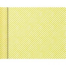 Papier pakowy mini rolki 5x0,35m Żółte paski