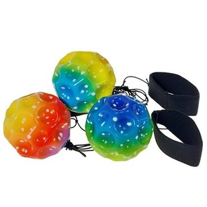 Piłeczka na gumce z rzepem MIX