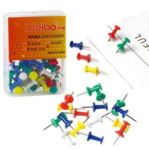 Pinezki biurowe kolorowe 40szt