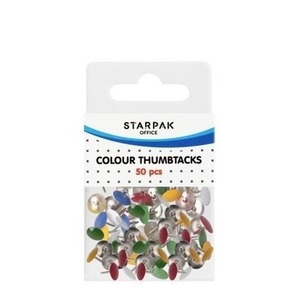 Pinezki metalowe kolor 50szt