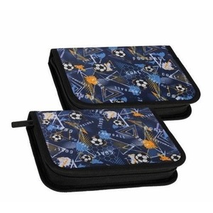 Piórnik 1zamek 2klapki z wyposażeniem Foottall