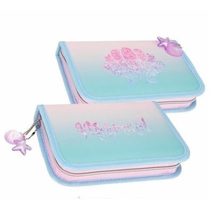 Piórnik 1zamek 2klapki z wyposażeniem Shell