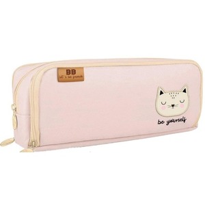 Piórnik 3-komorowy Bebe Friends Kot