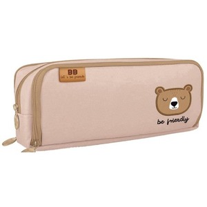 Piórnik 3-komorowy Bebe Friends Miś