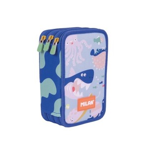 Piórnik 3-poziom z wyposażeniem Blue Odyssey