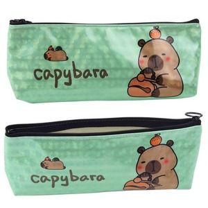 Piórnik Kapibara metaliczny zielony