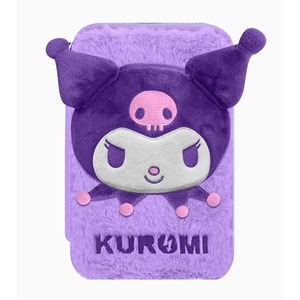 Piórnik pluszowy dwukomorowy z wyposażeniem KU00030