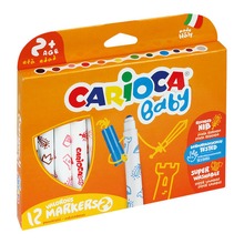 Pisaki Baby maxi point super Carioca 12 kolorów