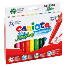 Pisaki Carioca Jumbo 12 kolorów