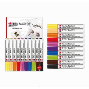 Pisaki do tkanin 10 kolorów