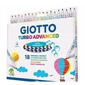 Pisaki Turbo Advanced 18 kolorów GIOTTO