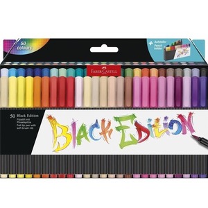 Pisaki z końcówką pędzelkową 50 kolorów