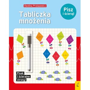 Pisz i ścieraj. Tabliczka mnożenia