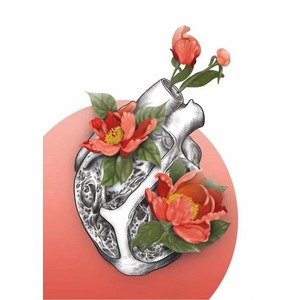 Plakat Floral heart