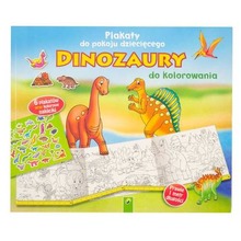 Plakaty do kolorowania - Dinozaury