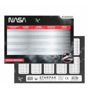 Plan lekcji z tabliczką mnożenia Nasa (25szt)