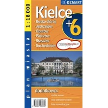 Plan miasta Kielce +6 1:18 000 DEMART