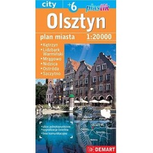 Plan miasta Olsztyn +6 1:20 000 w.2023