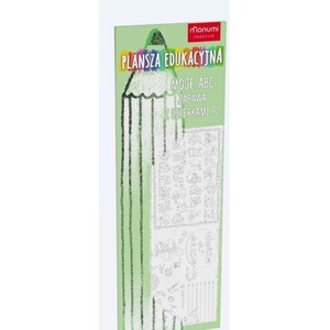 Plansza edukacyjna. Zabawa z literkami