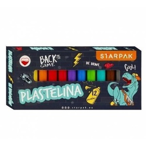 Plastelina 12 kolorów Dino Skate